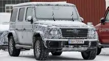 Mercedes-Benz EQG Front View Spy Photo