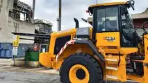 foto Pala gommata JCB 427 HT nei servizi integrati Te.Am. a Teramo
