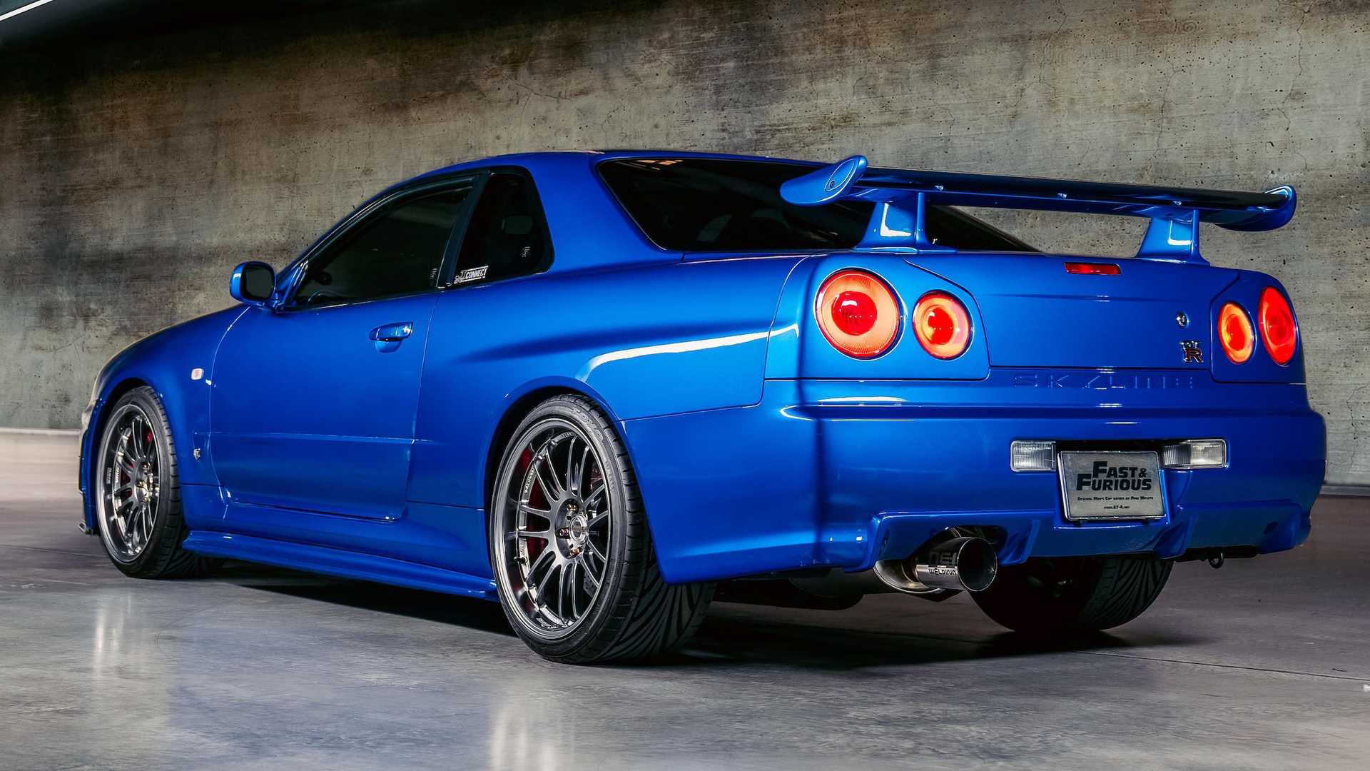 Nissan R34 Skyline Driven By Paul Walker In Fast And 