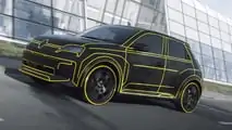 Renault 5 (2024) Prototypen auf Werksbildern