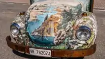 VW Beetle Log Cabin