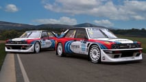 Lancia Delta Evo-e RX with Martini livery