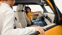72023 Baojun Yep interior with driver and passenger