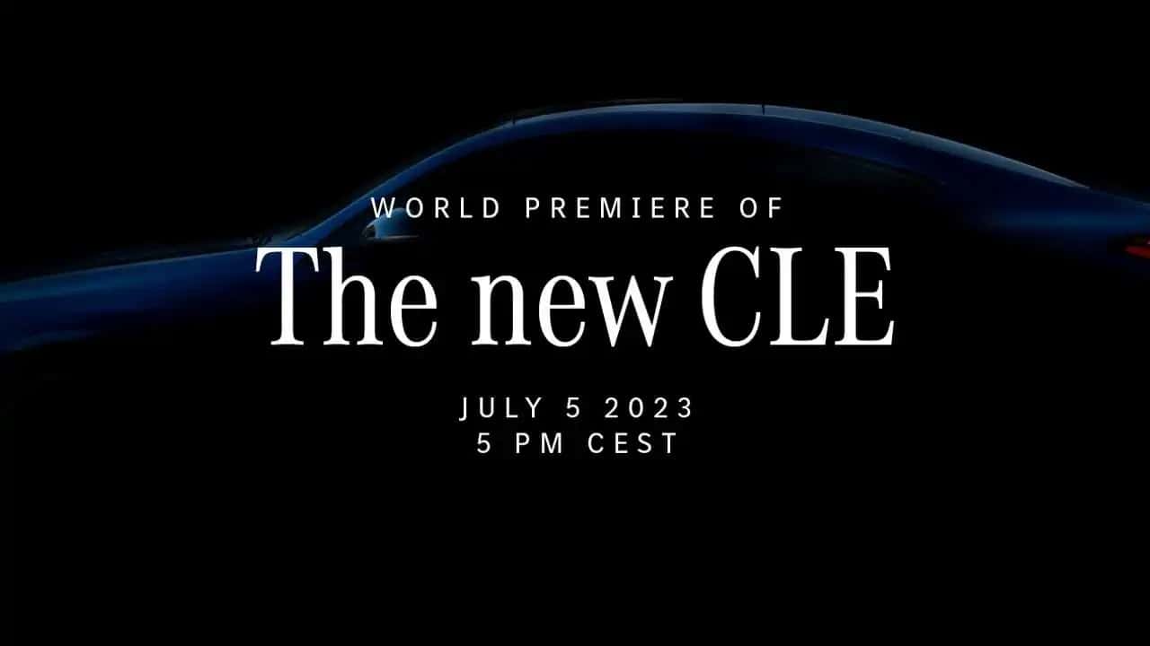 2024 Mercedes - Benz CLE teaser görüntüsü