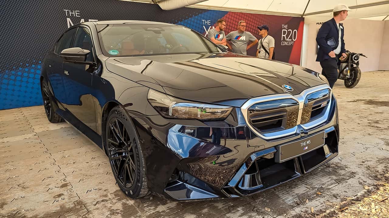 Neuer BMW M5 beim Goodwood Festival of Speed 2024 