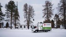 I FUSO eCanter a lavoro per DB Schenker in Finlandia
