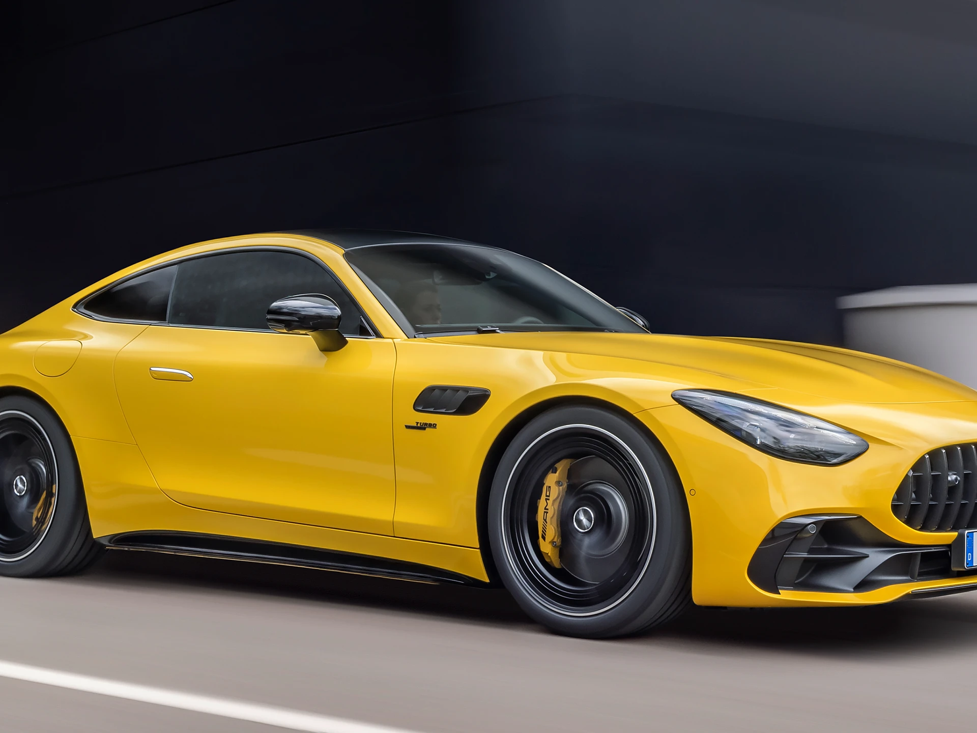 The Mercedes-AMG GT43 Coupe Is a Pricey Four-Cylinder Sports Car The Mercedes-AMG GT43 Coupe Is a Pricey Four-Cylinder Sports Car