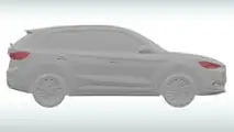 MG ZS 2025, the sketches of the project