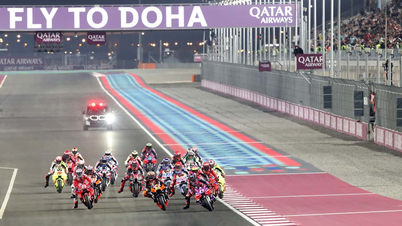 MotoGP Qatar GP 2024 race start