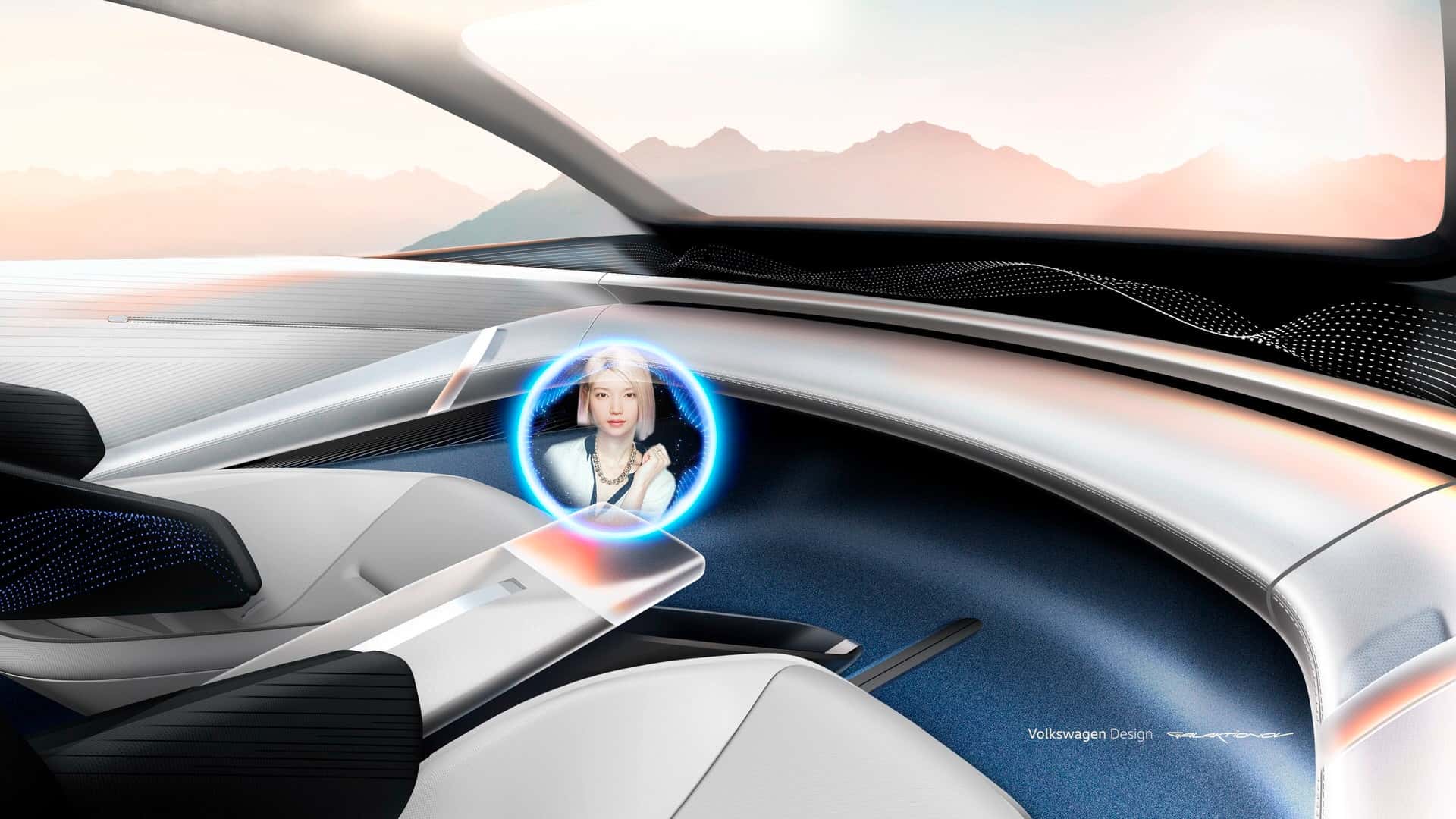 Volkswagen ID. Code Concept Has A GTI Robot Vacuum Cleaner That