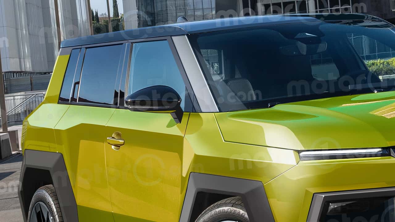 Jeep Renegade (2027), il render di Motor1.com