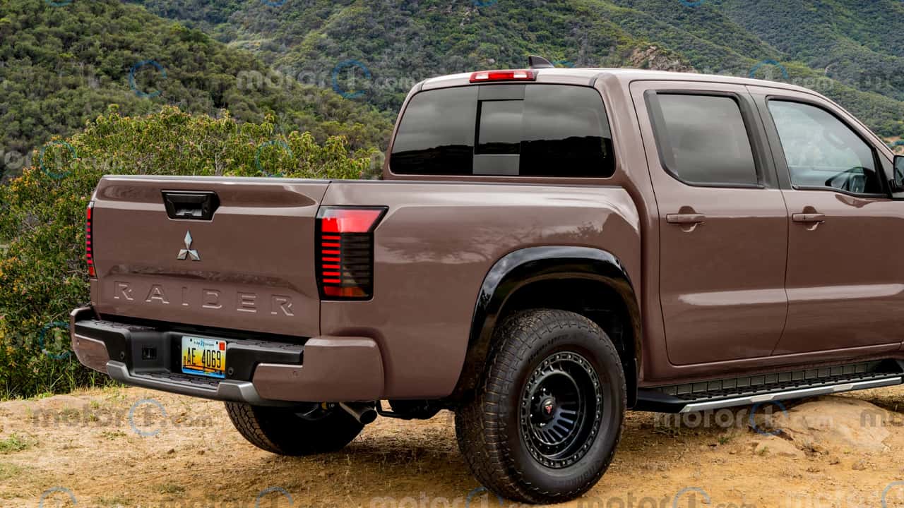 2029 Mitsubishi Pickup Truck Rendering By Motor1