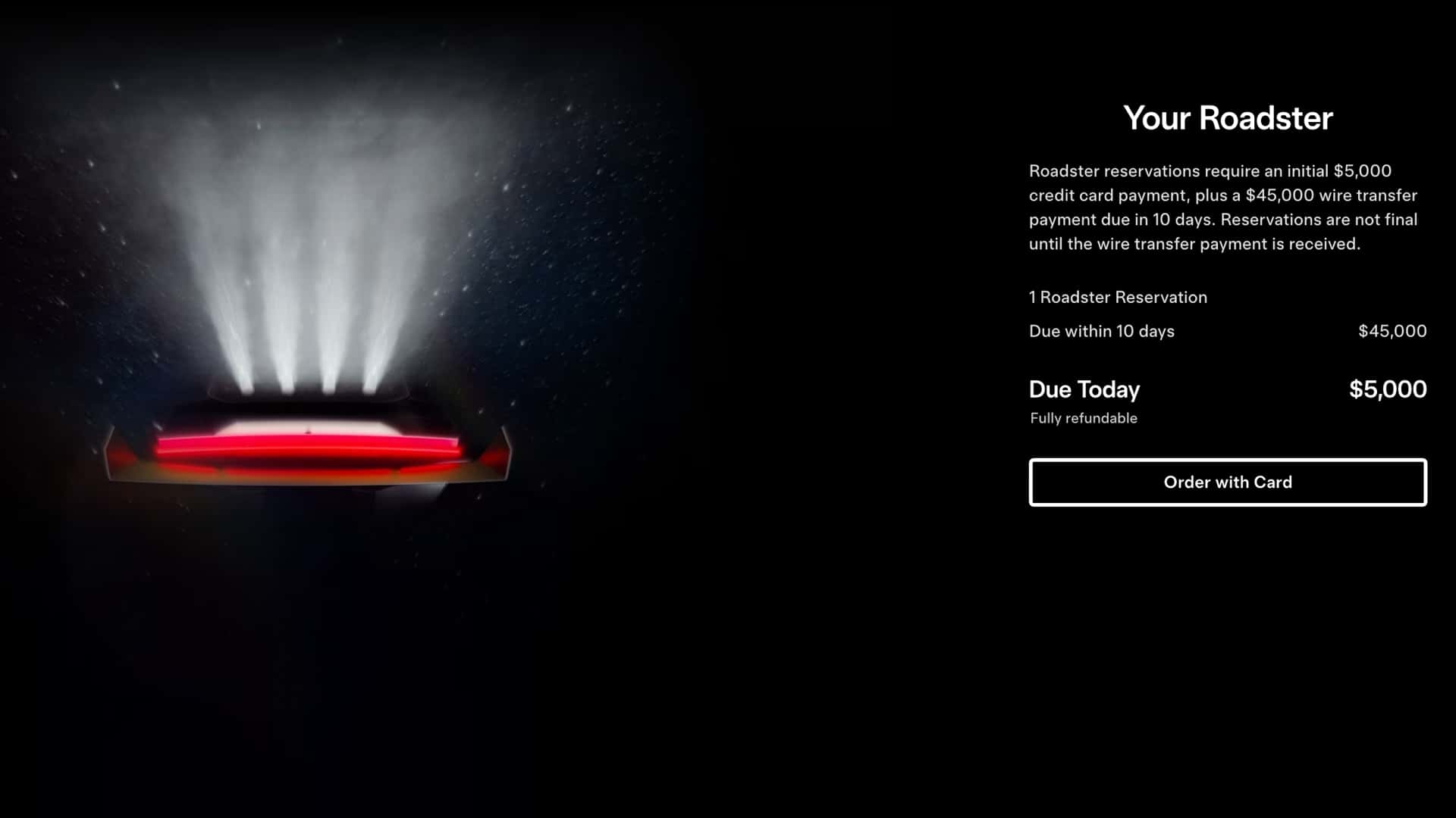 Tesla Wants $50,000 Deposits For A Roadster Nobody Has Seen Yet