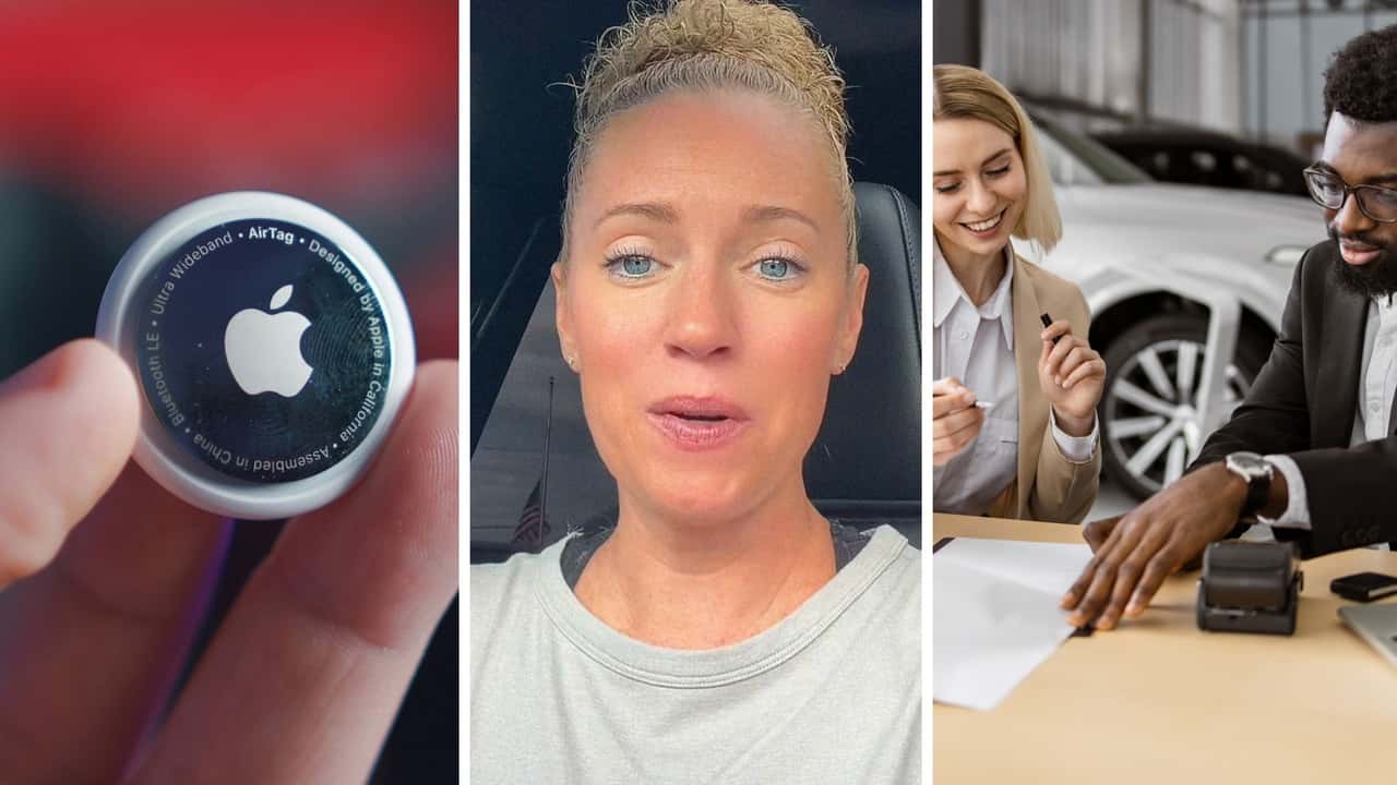 Woman buys new car at dealership. Then she gets an alert that there’s an Apple AirTag on board