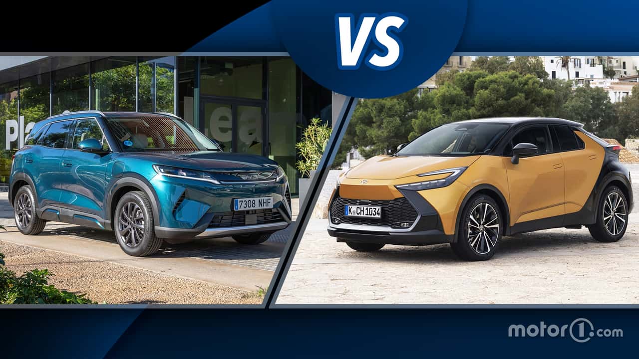 BYD Atto 2 DM-i vs. Toyota C-HR: comparativa de SUV electrificados eficientes