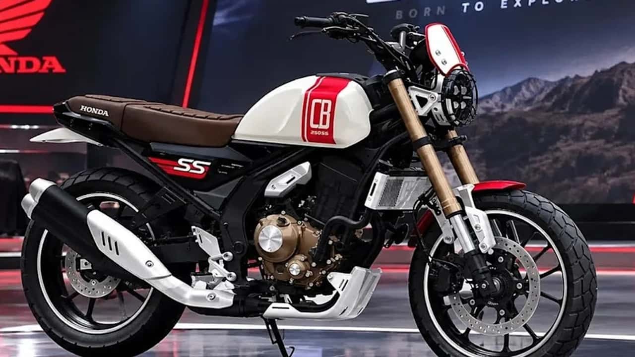 Насколько ты хочешь эту крошечную ретро Honda Scrambler?