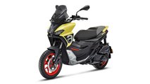 Aprilia SR GT 200 - Yellow - Front Left Angle View