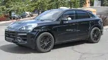 Porsche Cayenne Turbo Coupe Spion Fotos vordere Ecke