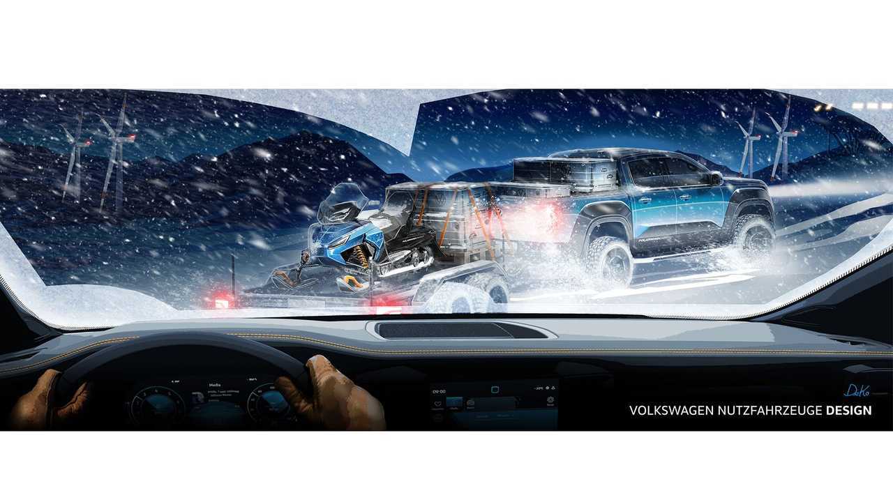 Volkswagen Amarok 2022 - Teaser plancia