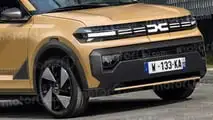Dacia Spring (2026), il render di Motor1.com
