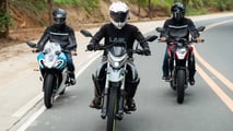CFLite's lineup consists of 3 bikes: the 250SR, 250NK, and 230 Dual. 