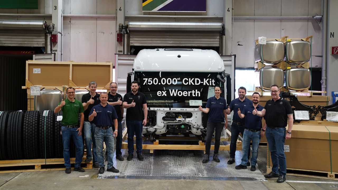 La fabbrica di camion Mercedes di Wörth