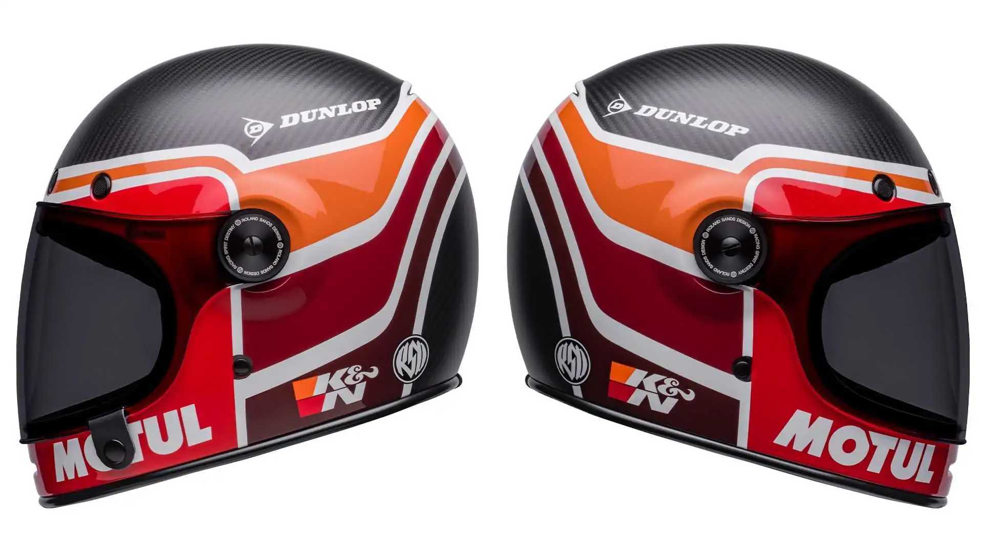 Bell X RSD Bullitt Carbon Mulholland Helmet Honors Vintage Racing