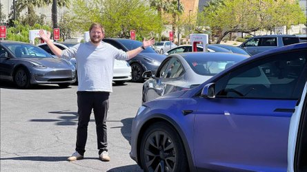 Is This The Future? Waiting To Charge At Tesla Supercharger Station