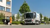 Mercedes-Benz EEconic na vanguarda da coleta de lixo em Frankfurt