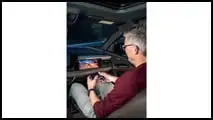 In-Car-Gaming mit eigener Spielekonsole über den Beifahrermonitor des Audi Q6 e-tron 
