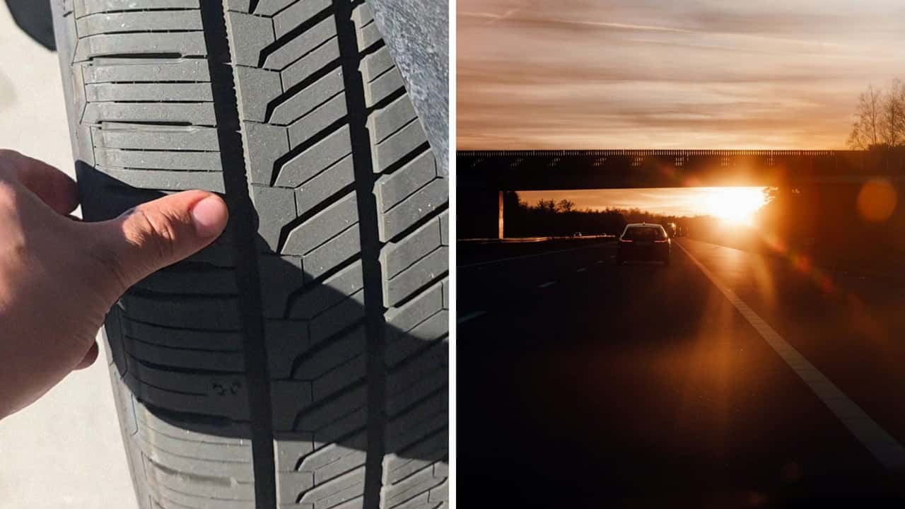 Man gets new all-weather tires