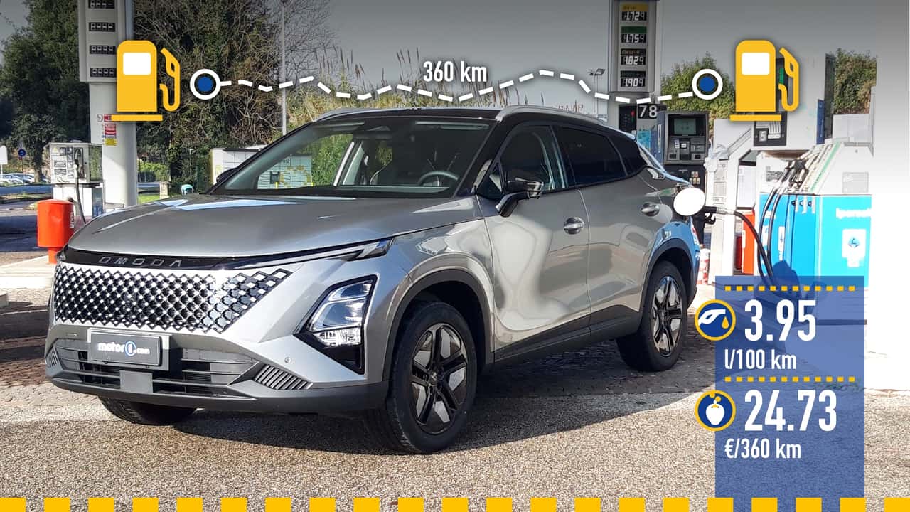 Omoda 5 full hybrid (2025), la prova dei consumi reali