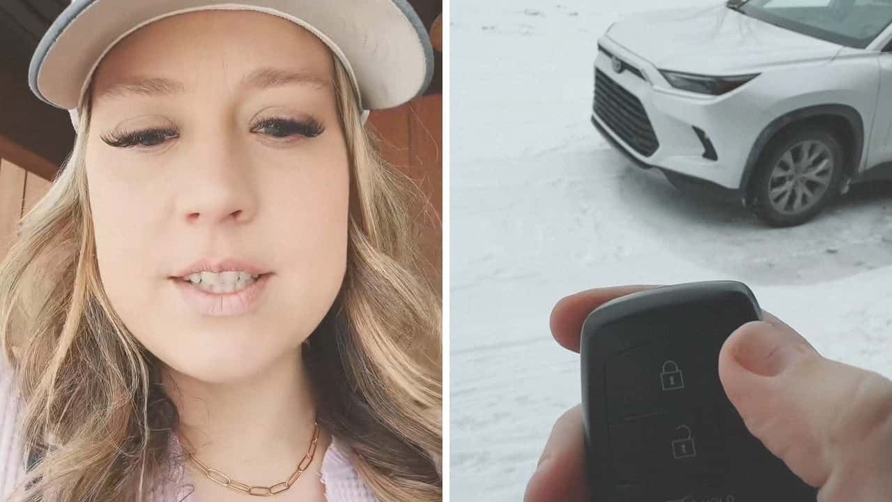 Woman doesn’t think she has a push to start Toyota