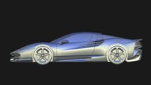 Ferrari Testarossa Rendering by Luca Serafini