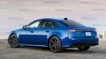 Nouveau rendu de l'Audi A4 réalisé par Motor1