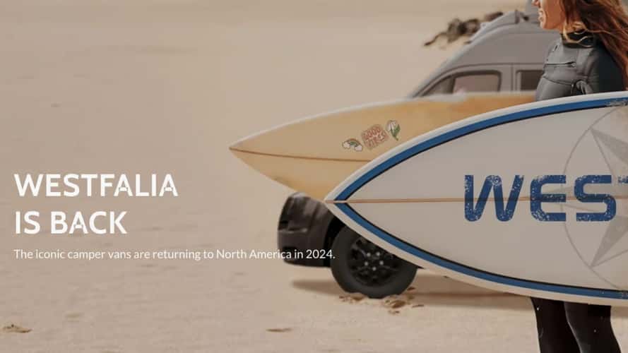 I camper Westfalia torneranno in Nord America nel 2024