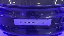 New Tesla Model 3 In Munich