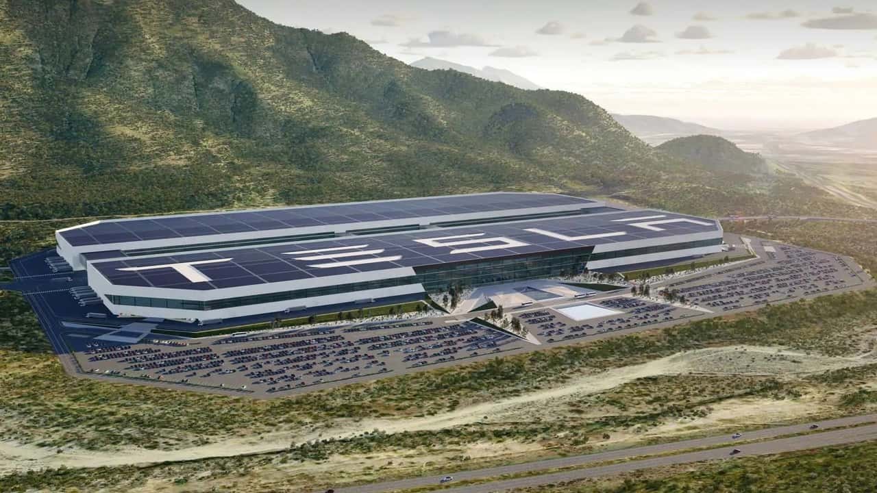 Il render della Gigafactory messicana di Tesla