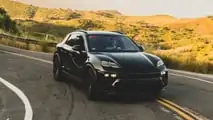 Premier essai du prototype électrique du Porsche Macan 2024