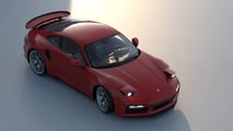 Porsche 911 (992) avec phares escamotables
