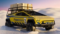 El Tesla Cybertruck de correos de la Poste Italiane