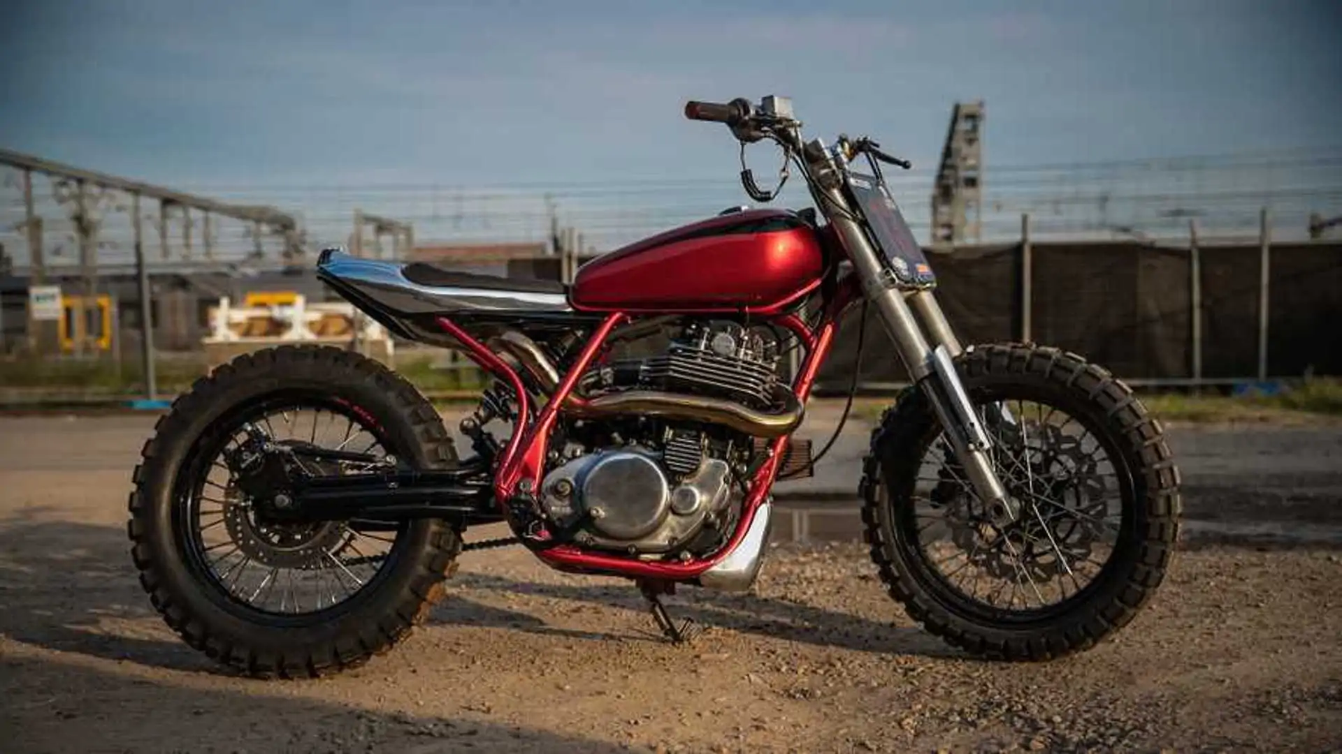 This Tiny Yamaha SR400 Custom Hides A Supercharged Secret
