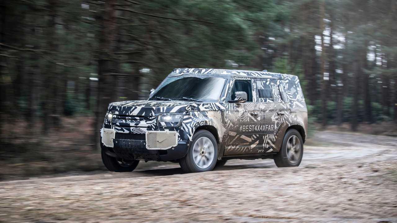 Nuova Land Rover Defender, i muletti in prova