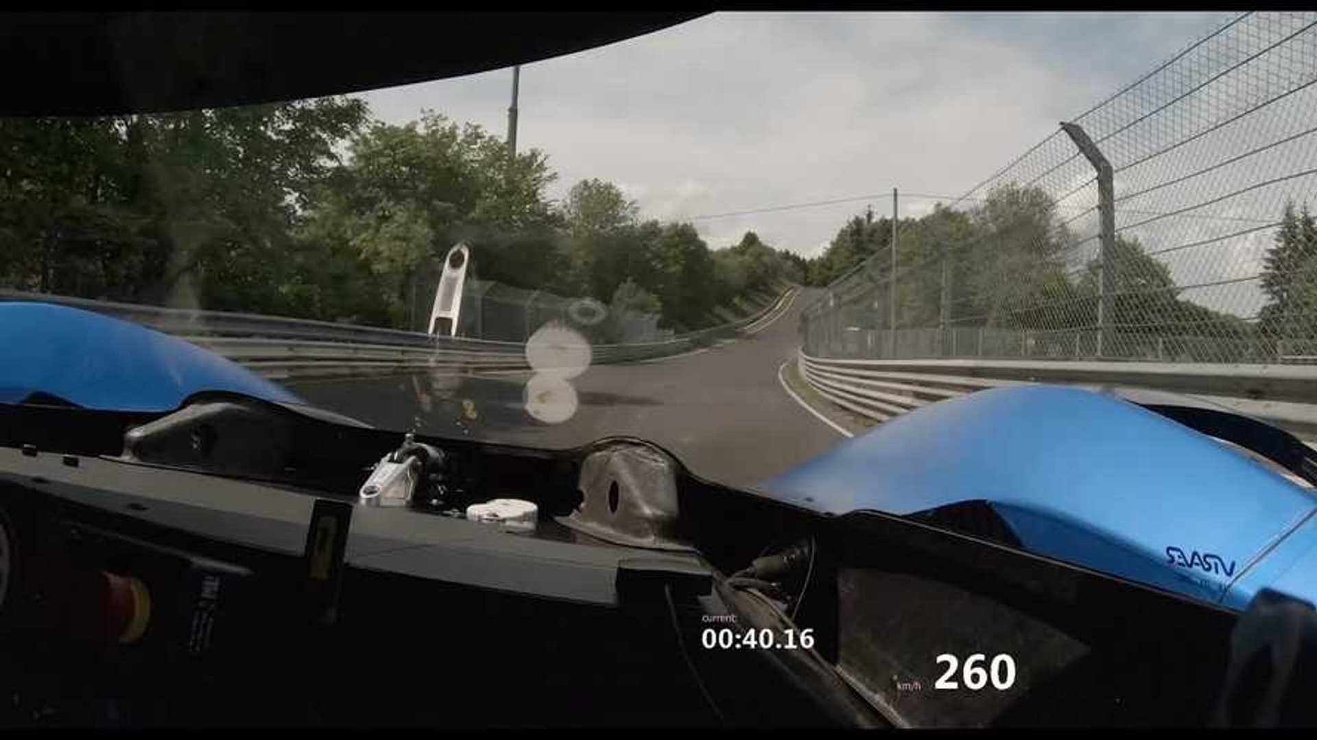 Volkswagen I.D. R Record-Breaking Run On The Nordschleife: Video