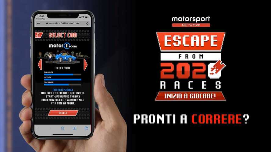 Come scappare dall'anno 2020 in auto (con un videogame!)