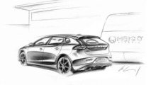 Heico Sportiv Volvo V40 design sketch, 1000, 30.04.2012