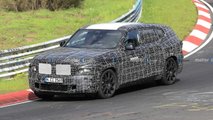 BMW X8 spy photo from the Nurburgring
