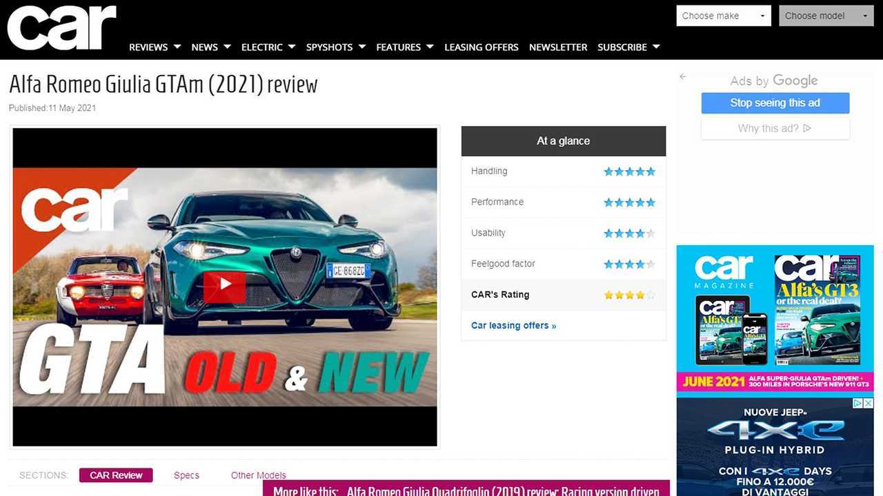 Alfa Romeo Giulia GTA e GTAm, cosa ne pensano all'estero