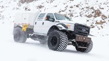 Ford Super Duty Custom Truck Used At Yellowstone National Park.