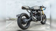 Purpose Built Moto Honda CX500 Cafe Racer - Right Side Rear Angle View